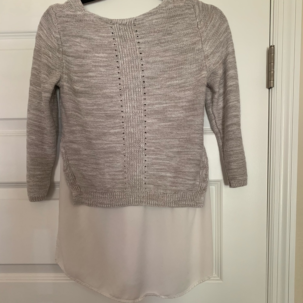 Anthropologie Moth Aslin Layered Tunic Sweater XS - Picture 4 of 8